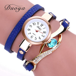 Luxury Gold Eye Gemstone Dress Watch - thehappywallet