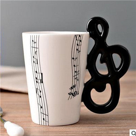 Violin Ceramic Cup - thehappywallet