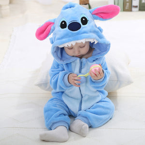 Infant Cartoon Animal Jumpsuit Sizes (0-24 Months) - thehappywallet