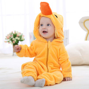 Infant Cartoon Animal Jumpsuit Sizes (0-24 Months) - thehappywallet