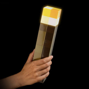 Light Up Minecraft Torch - thehappywallet