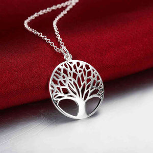 Tree Of Life Silver Pendant - thehappywallet