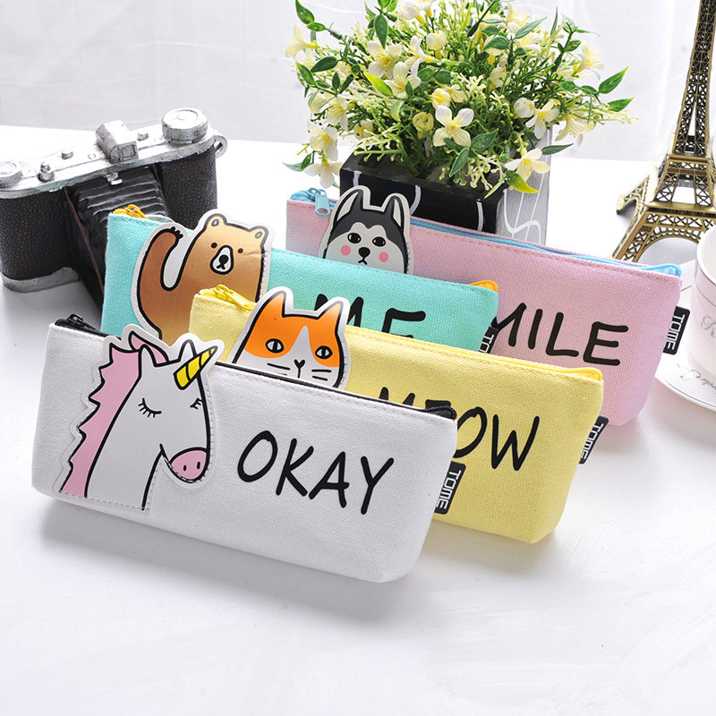 Animal Pencil Case - thehappywallet