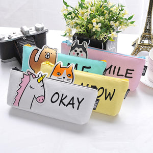 Animal Pencil Case - thehappywallet