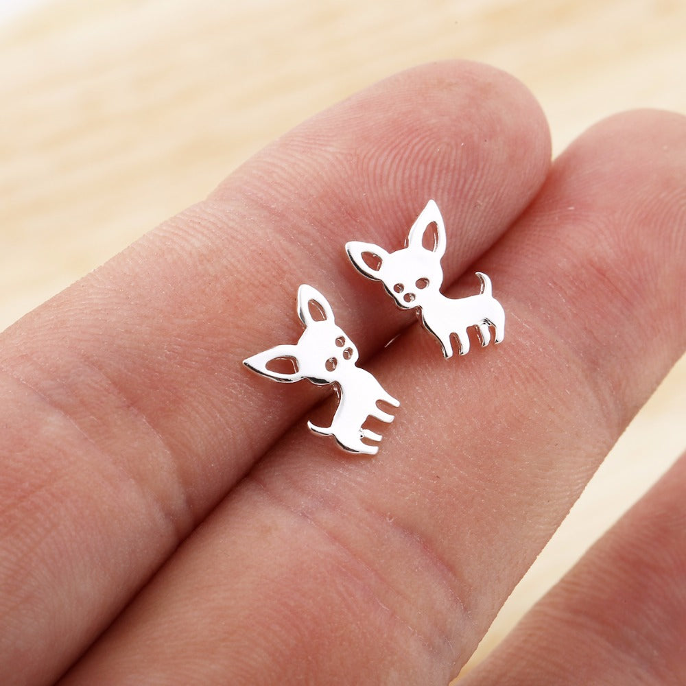 Cute Chihuahua Earrings - thehappywallet